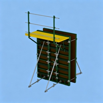 Galvanized 120 Steel Frame Exterior Wall Forming Mold