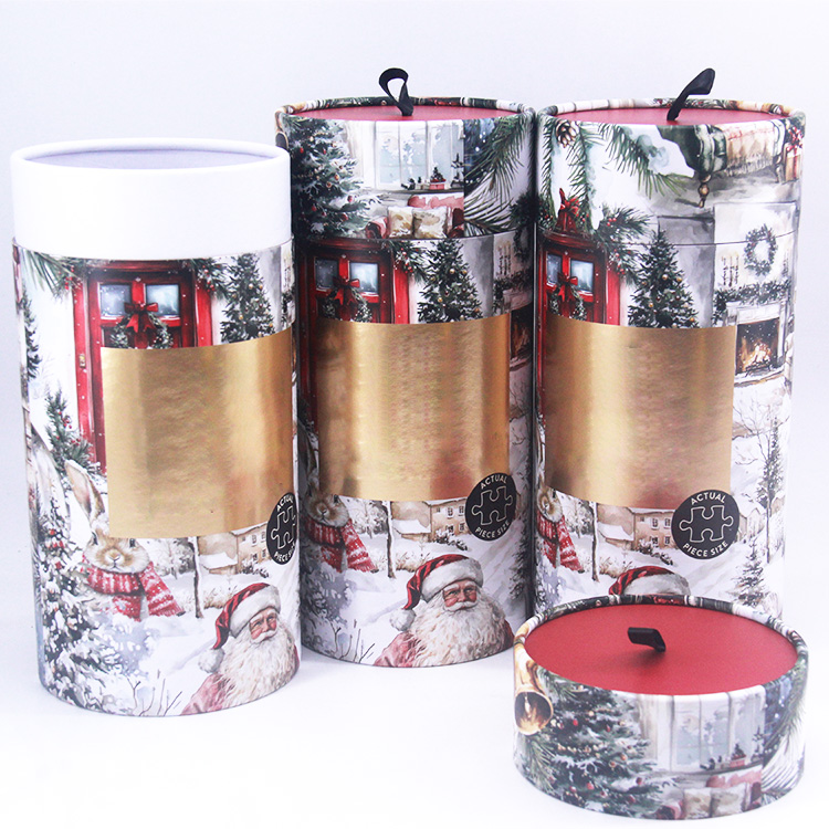 Customized Christmas gift paper tube