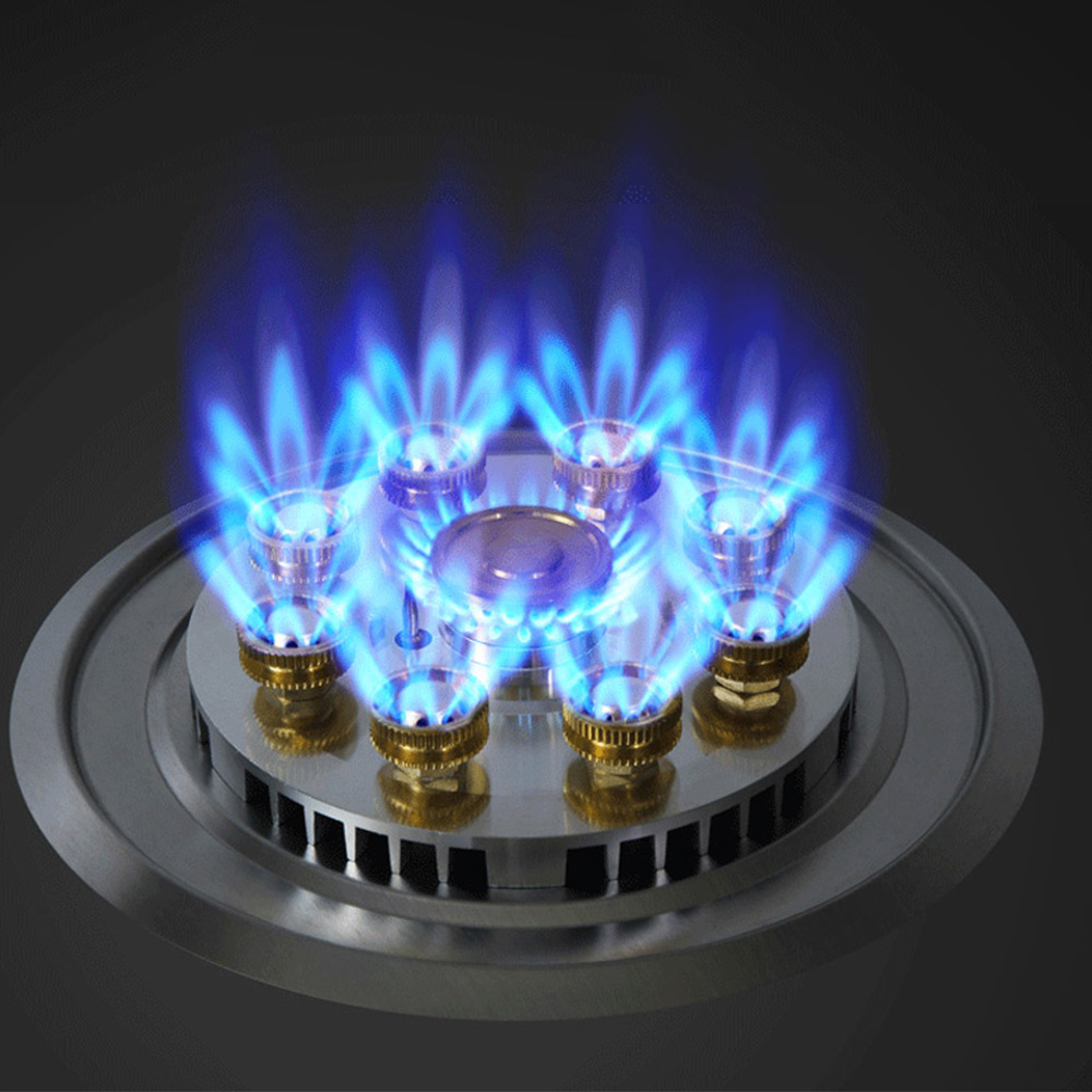 Household Gas Stove Single Stove Cooktop Embedded Natural Gas Desktop Hot Stove Timed Liquefied Gas Cooktop