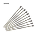 10Pcs Ear Wax Pickers set Stainless Steel Earpick Wax Remover Curette Ear Pick Cleaner Ear Cleaner Spoon Care Ear Clean Tool