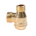 1PCS Thread 90 Degree 3 Port Brass Central Pneumatic Valves Air Compressor Check Valve DIY Home Tools