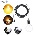E27 Lamp Bases Pendant Lights 1.8m Power Cord Cable EU/US Plug Hanging Lamp Adapter With Switch Wire For Pendant E27 Socket Hold