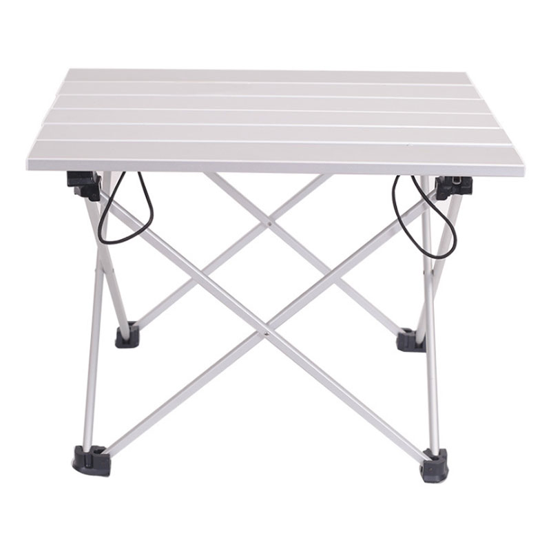 Aluminum Portable Table Foldable Camping Hiking Desk Travel Outdoor Picnic Beach Table Size 40*34.5*29cm