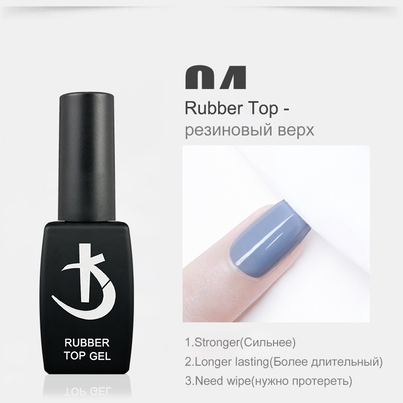 KODI Thick Rubber Base for Gel Varnish 12ml Semi-permanent Nail Base Coat Gel Nail Polish Manicure UV Varnish Hybrid Nail Primer