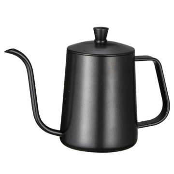 Stainless Steel Mounting Bracket Hand Punch Pot Coffee Pots With Lid Drip Gooseneck Spout Long Mouth Coffee Kettle Teapot- 600ml