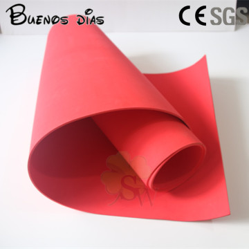 Buones dias no hole red color 4mm thickness Eva foam sheet,cosplay children school handmade material Size 50cm*200cm