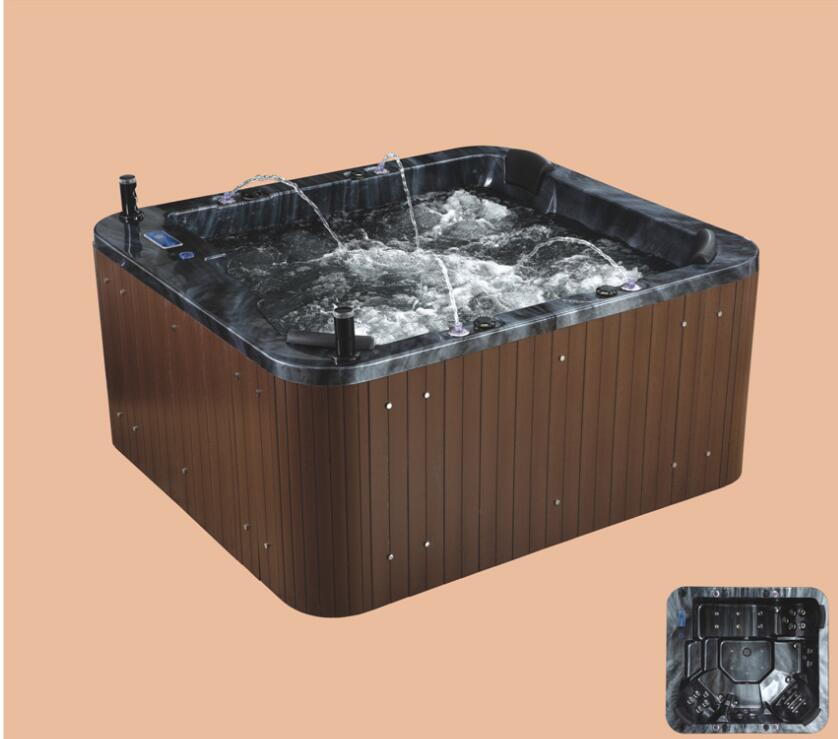 2090mm Swimming Pool whirlpool Bathtub Acrylic Hydromassage Surfing Multi-people SPA NS2009