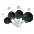4 Pcs/Set Kitchen Cooking Accessories Tea Coffee Measuring Spoon New Durable Stainless Steel Measuring Cup Measuring Tools Set