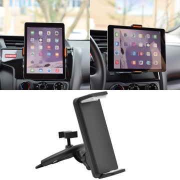 OPEN-SMART 360 Rotation Car CD Slot Mount Holder Stand For 4-11 inch Smart Phone Tablet PC For for iPad 1/2/3/4/6/Mini