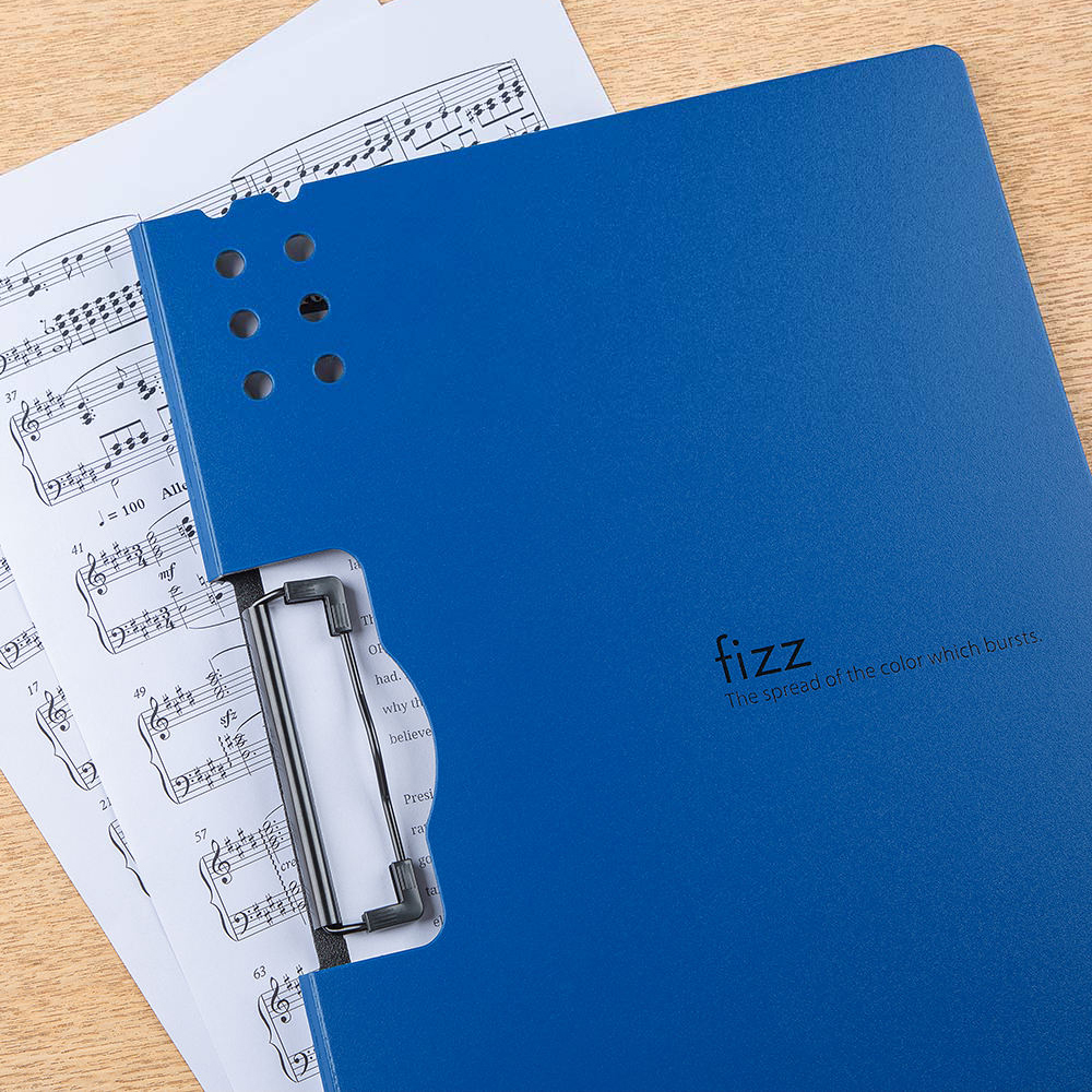 Fizz Horizontal A4 Folder Matte Texture Folder Portable Pad Portable Pen Tray Office Metting File Pocket School Supplies