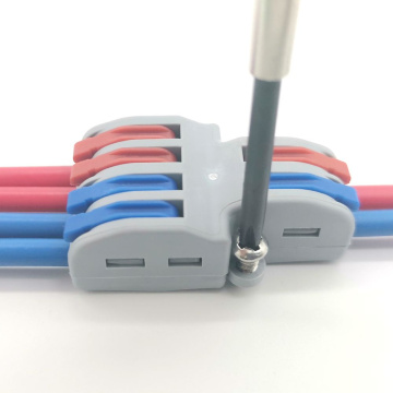 Mini Fast Wire Cable Connectors Universal Compact Conductor Spring Splicing Wiring Connector Push-in Terminal Block SPL-42/62