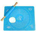 Silicone Pastry Baking Rolling Cut Mat Non-Skip Baking Pad Baker Home Kitchen Clay Fondant Ice Cake Dough Kitchen Tool