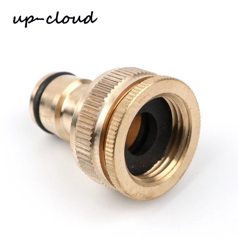 brass female 1/2" to 3/4" thread Quick Connector faucet Adapter Garden Irrigation hose tools car wash washing machine Joint