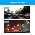 HGDO 4.3'' FHD 1080P Dual Lens Car DVR Mirror Dash Cam auto Recorder Rearview Mirror Night Vision Rear View Camera loop record