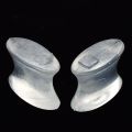 1 Pair Silicone Gel Toe Separator Spacer Straightener Relief Foot Bunion Pain Finger Separators for Manicure Tools