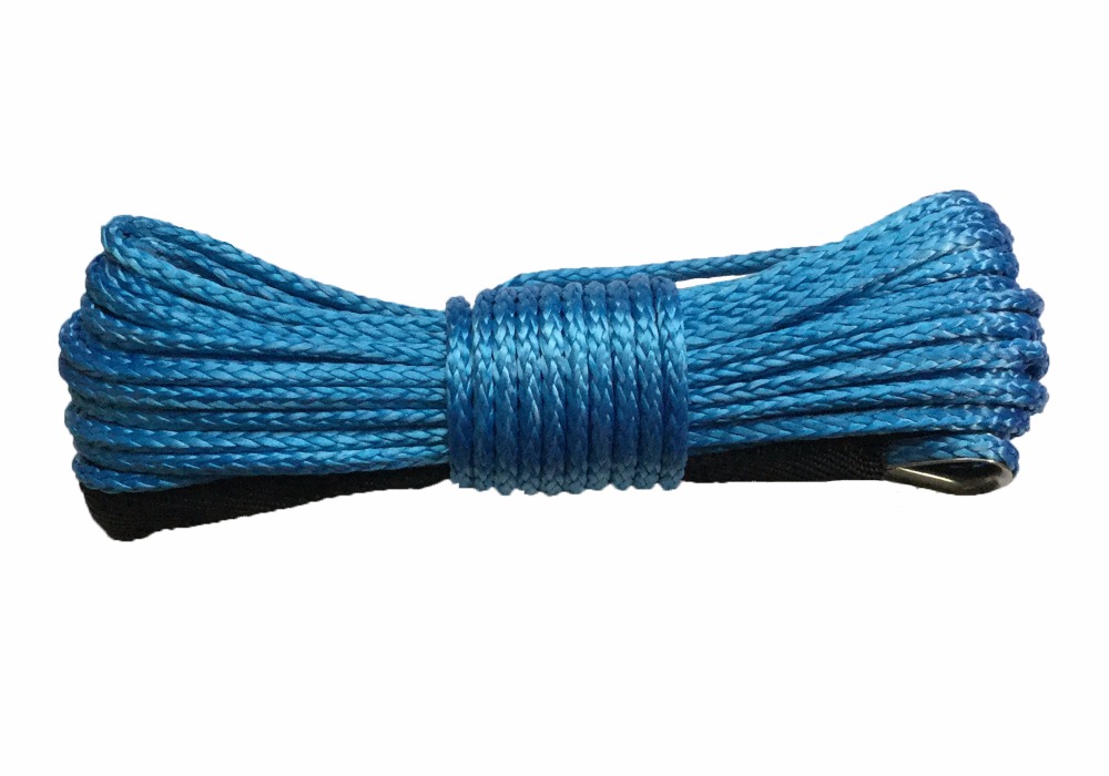 4mm x 30m Synthetic Winch Line UHMWPE Fiber Rope Towing Cable Car Accessories For 4X4/ATV/UTV/4WD/OFF-ROAD