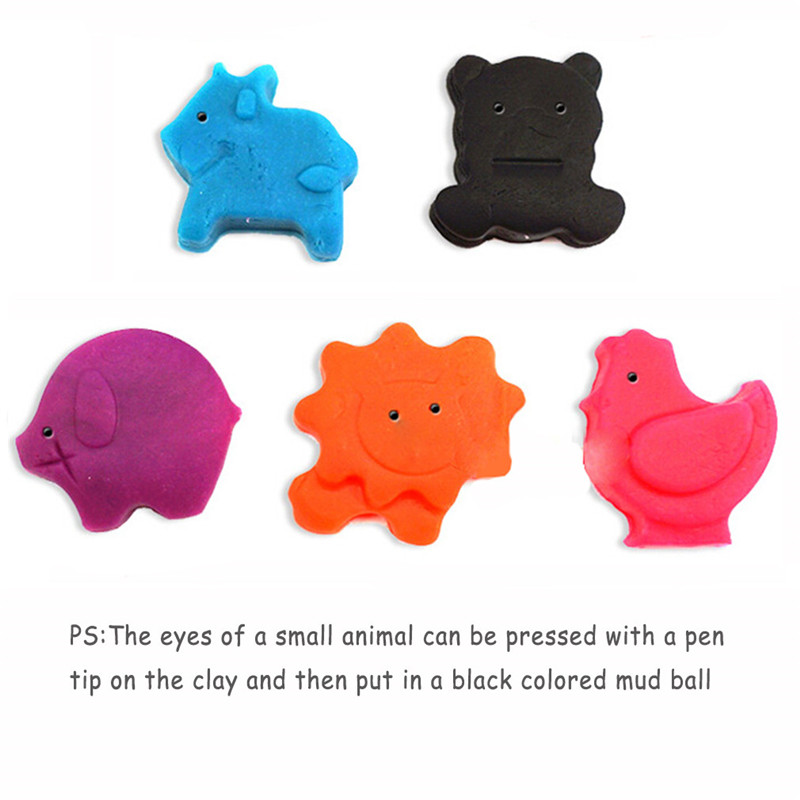 9pcs Space Mold Sand Castle Playdough Tools Plasticine Molds Play Tool Set Kit For Kids Gift Magic Color Random