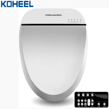 KOHEEL Smart Bidet Intelligent Toilet Seat Cover Smart Toilet Seat Cover Electronic Bidet Cover Clean Dry Seat Heating Wc