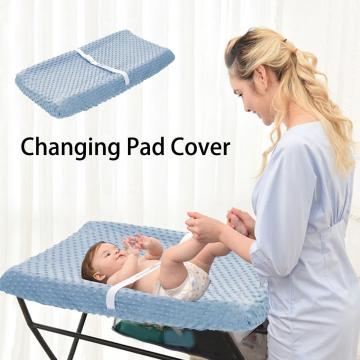 High Quality Polyester Fiber 32*16*4cm Changing Pad Cover Breathable Changing Table Sheet For Baby