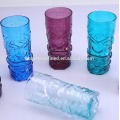 Blown Colored Tiki Glass Mug For Sale