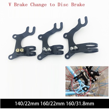 Bike Disc Brake Adapter V Brake Change to Disc Brake Road Bicycle MTB Mountain Brake Refiting Mount Stents Bicycle Accessories