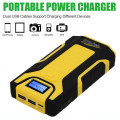 600A Car Jump Starter High power Portable Emergency Engine Car Charger Battery Booster Power Bank 12V Starting Device Cables