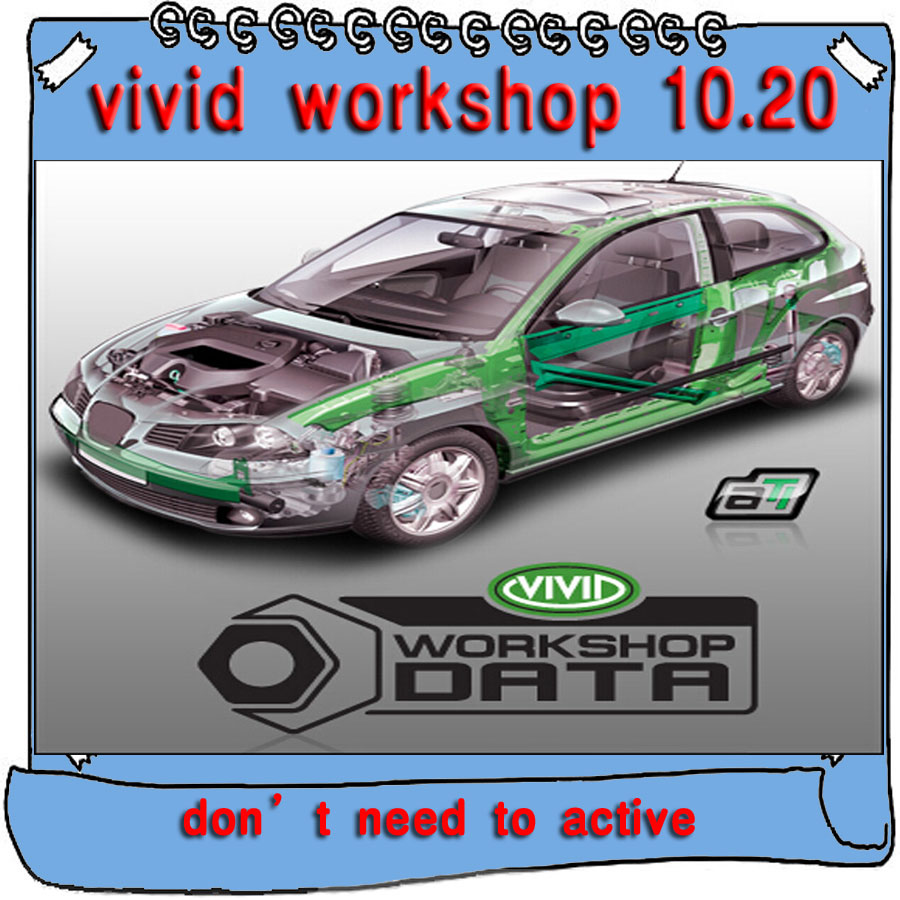 2019 Hot Sell Automotive Vivid Workshop DATA 10.2 Auto Repair Software Up To 2010 Vivid Workshop Data ATI Don't Need To Active