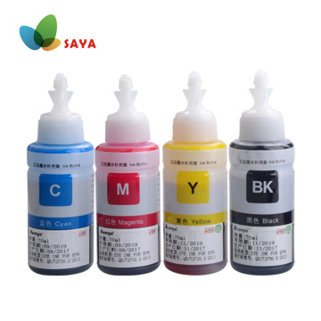 Dye Refill Ink kit for Epson L100 L110 L120 L132 L210 L222 L300 L312 L355 L350 L362 L366 L550 L555 L566 printer Free Shipping