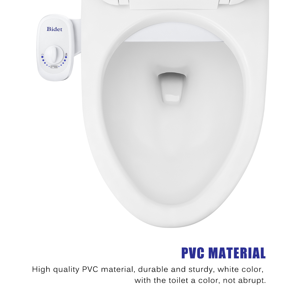 Non-Electric Toilet Seat Bidet Attachment Toilet Bidet Self-Cleaning Nozzle-Fresh Water Bidet Sprayer Mechanical Washing