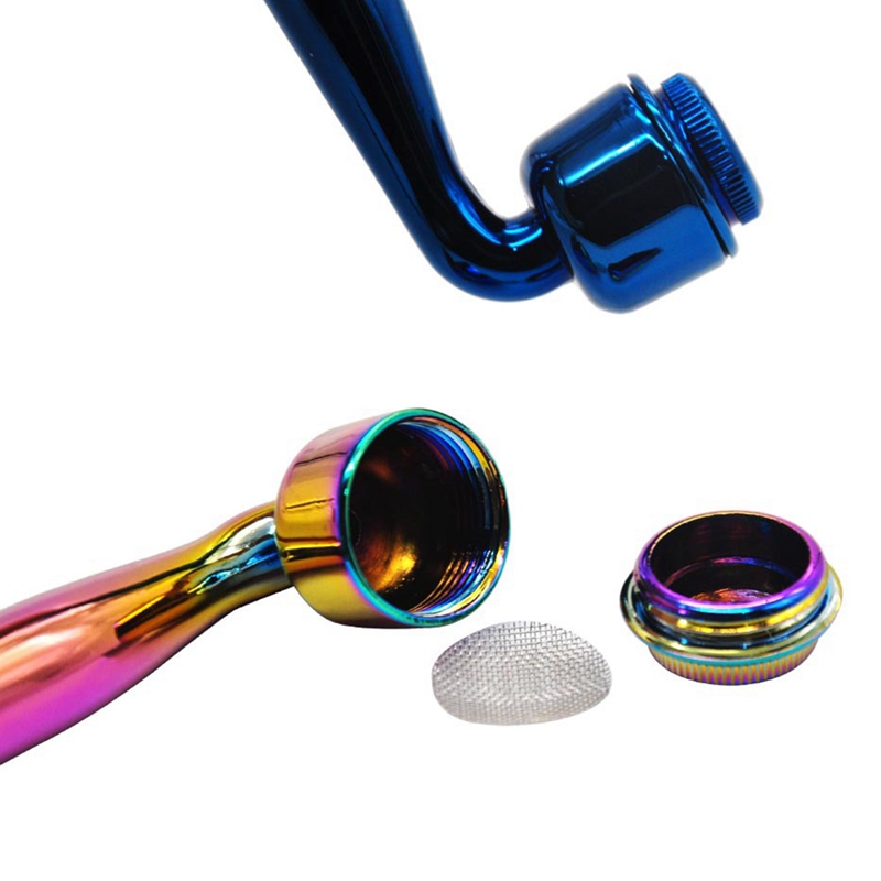 High Quality Metal Alloy Smoking Herb Pipe 95MM Metal Bowl Pipe Detachable Tobacco Pipe Smoking Tobacco Pipe