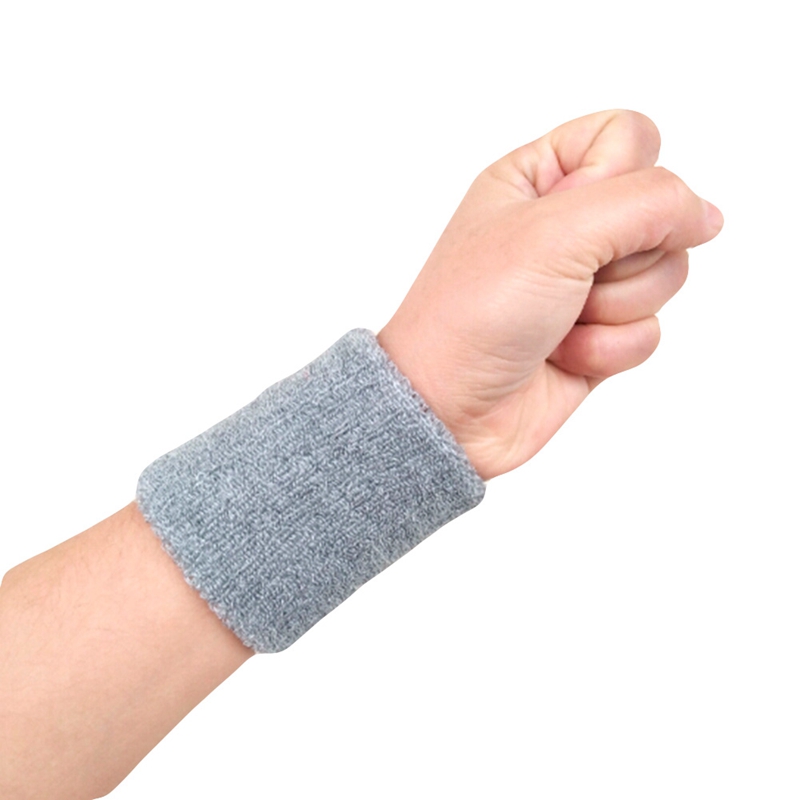 1Pcs Wristbands Sport Sweatband Hand Band Sweat Wrist Support Brace Wraps Guards For Gym Volleyball Basketball