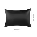 Pure Emulation Satin Silk Pillowcase for bedroom sofa Square Pillow Single Cover Chair Seat Soft Mulberry Plain Pillow Cover
