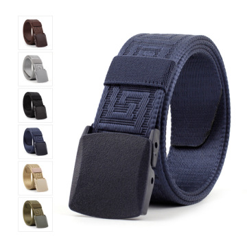 Plastic Buckle Cloth Belt Hot Fashion Casual Canvas Belt Men's and Women's Individual Decorative Jeans 3.8cm Belts Ceinture