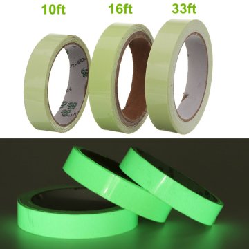 Luminous Tape 20MM 3/5/10M PET Self-adhesive Tape Night Vision Glow In Dark Safety Warning Security Stage Home Decoration Tapes