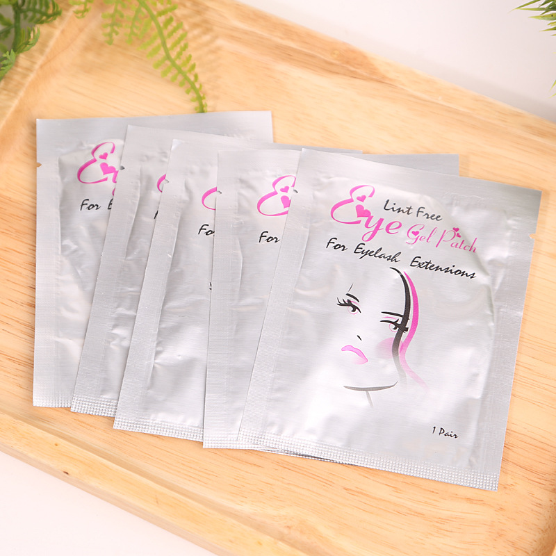 50pairs/pack Hydrating Eye Tip Stickers Wraps Eye Care Pad New Paper Patches Under Eye Pads Lash Under Eye Gel Patches