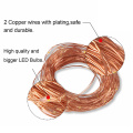 2m/5m10m Copper Wire USB Led String Light Battery Warm White Fairy New Year Christmas Garland Bottle Decoration For Home Bedroom