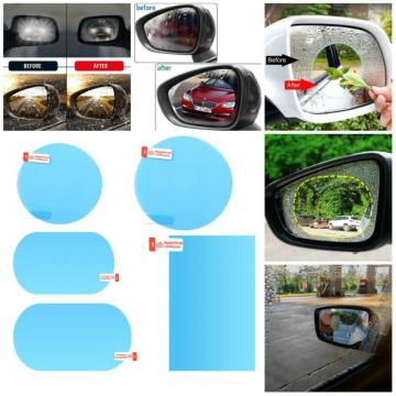 Car Rearview Mirror Protective Film Waterproof Membrane Car Sticker Anti Fog Mirror Protective Film Anti-glare Rainproof Tools