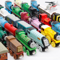 New Emily Wood Train Magnetic Wooden Trains Model Car Toy Compatible with Brio Brand Tracks Railway Locomotives Toys for Child
