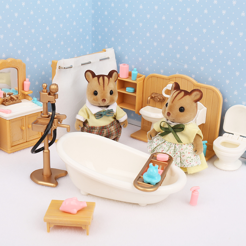 1:12 Simulation Forest Animal Family Miniature Furniture Toy Doll Children Baby Room Game Toy Furniture Set Children's Gifts