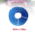 Free Shipping 5MM*100M Synthetic Winch Line UHMWPE Fiber Rope For 4WD 4x4 ATV UTV Boat Recovery Offroad