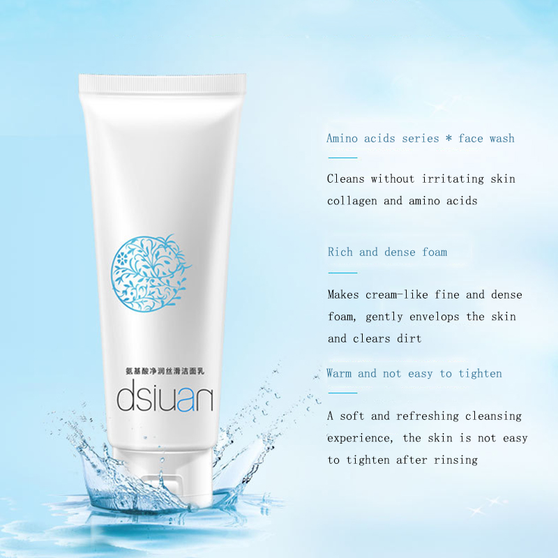 Amino Acid Moisturizing And Silky Facial Cleanser Deep Cleansing Refreshing Comfortable Gentle Repairing Shrink Pores
