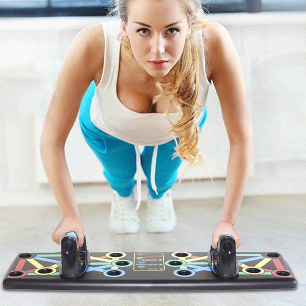 Push-up Rack Folded Board Set Abdominales Bar Multi-Function Fitness Home Gym Chest Muscle Grip Training and Exercise Equipment