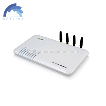 Cheap price GSM gateway 4 ports GOIP gsm voip products for call terminals sim bank