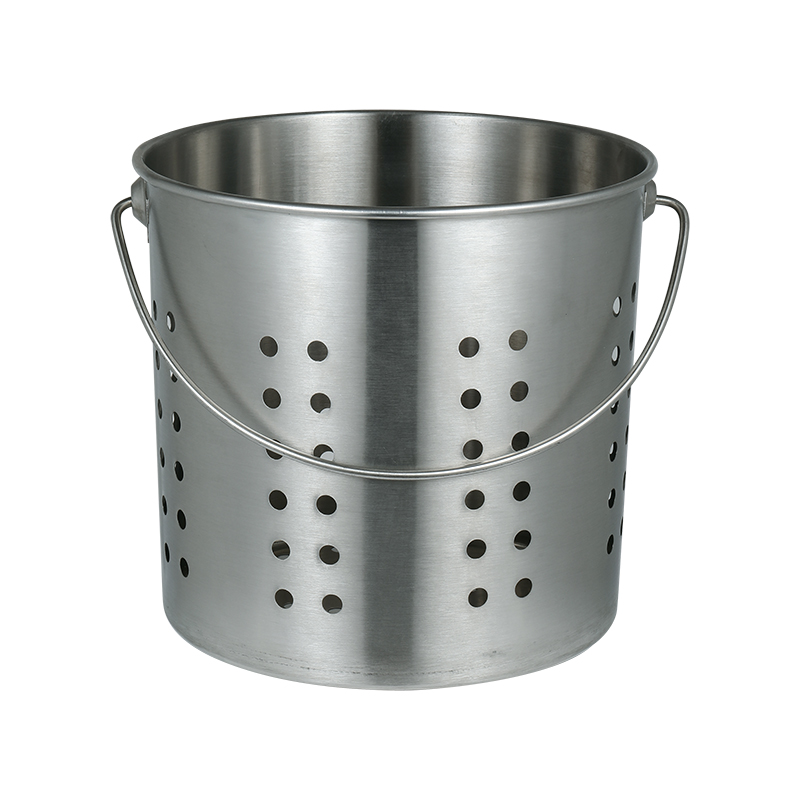 stainless steel perforated bucket