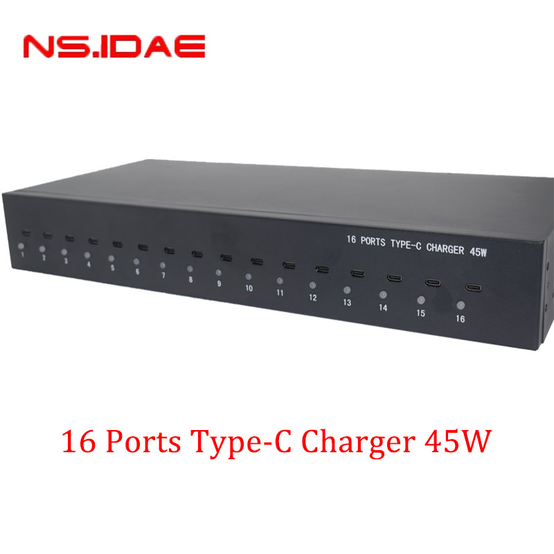 16 port Type-C charger 800W High power