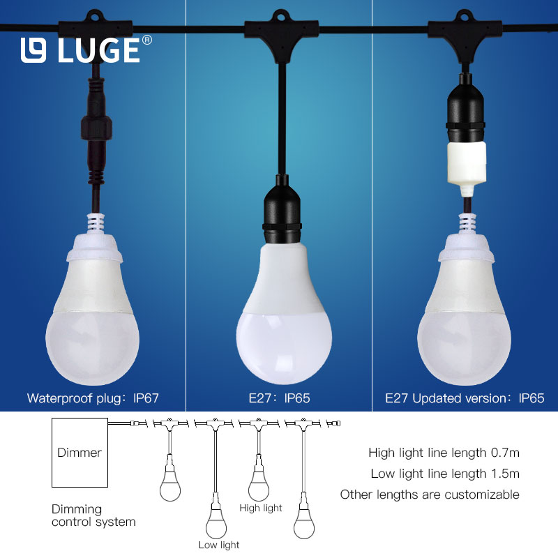 Special LED light bulb for breeding farm light intensity adjustable waterproof LED bulb lamp for layer poultry house