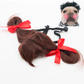 Cute Pet Cosplay Mane Wig Dog Transfiguration Costume Fun Hair Cap Cat Puppy Dog Party Decoration Ear Pet Apparel Accessories