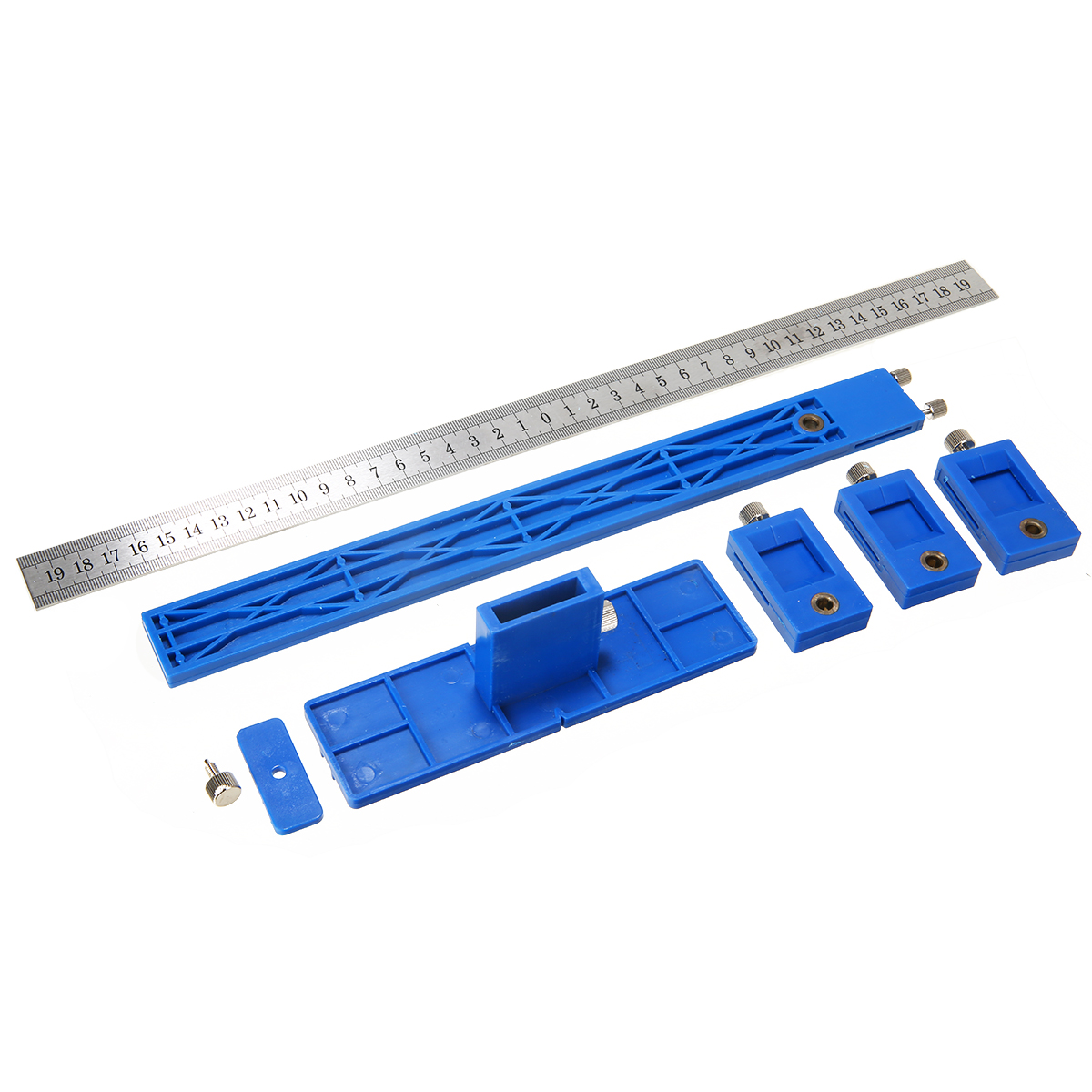 1pc/kit Hole Cabinet Locator Detachable Doweling Jig Drill Guide Fixture Ruler Sleeve Tool for Drawer Hardware Dowel