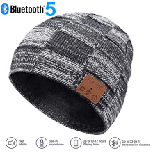 Wireless Bluetooth 5.0 Music Hat Cap Bluetooth Earphone Headphone Headset Speaker Call Listening Song Velvet Best Christmas Gift