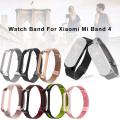 Wristbands Strap For Xiaomi Mi Band 3 4 5 Wrist Metal Bracelet Screwless Stainless Steel MIband for xiaomi mi Band 4 3 5 Strap
